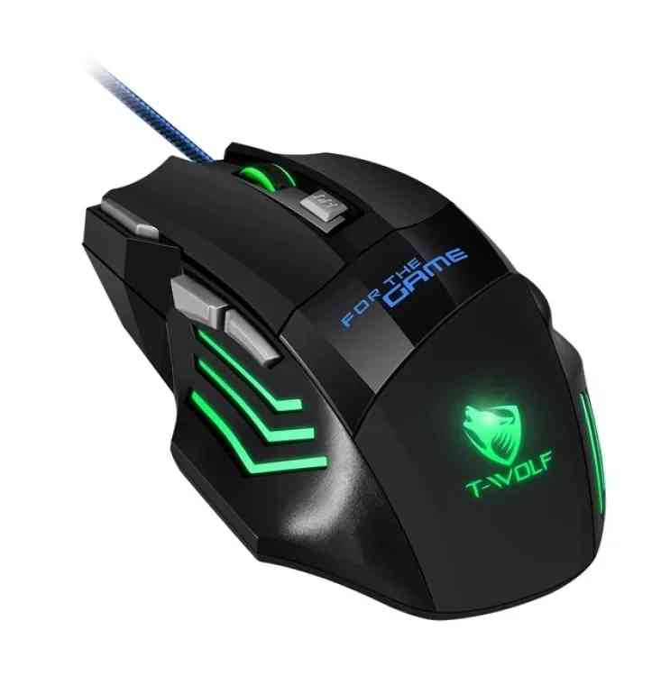 T-WOLF RGB Backlit Gaming Mouse M1